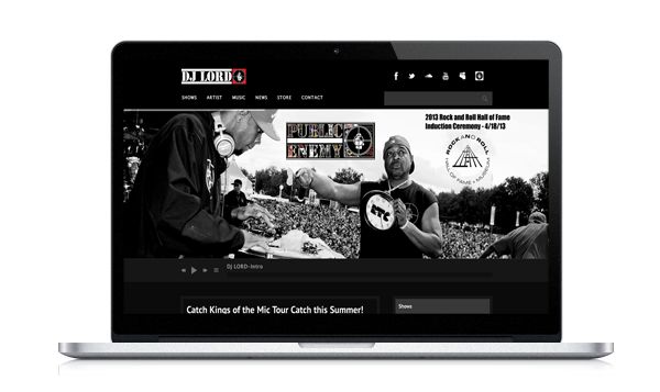 This is the website for the world famous DJ Lord o