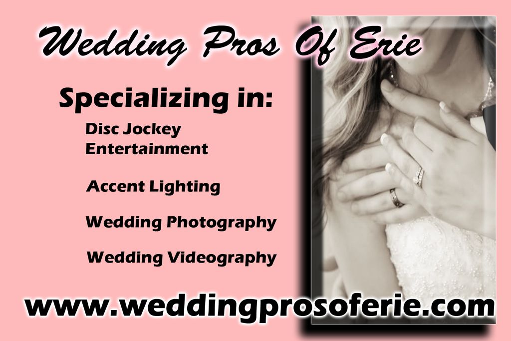 handout to be used with bridal shows and potential