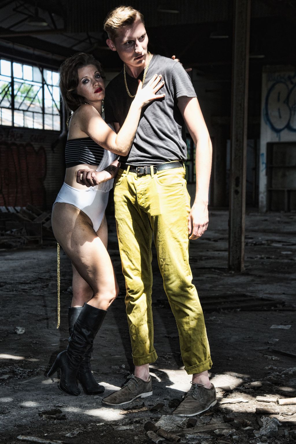 Abandoned factory model shoot...