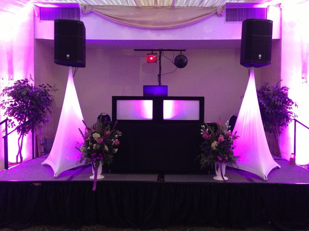 an uplit wedding setup. We have the cleanest and m