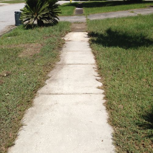 Sidewalk after buddyspressurewashing.com