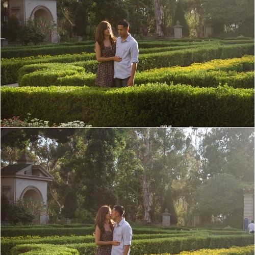 From a 1- Year Anniversary session in Balboa Park.
