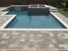 POOL REMODELING,WHITE PLASTER FINISH AND DECK PAVE