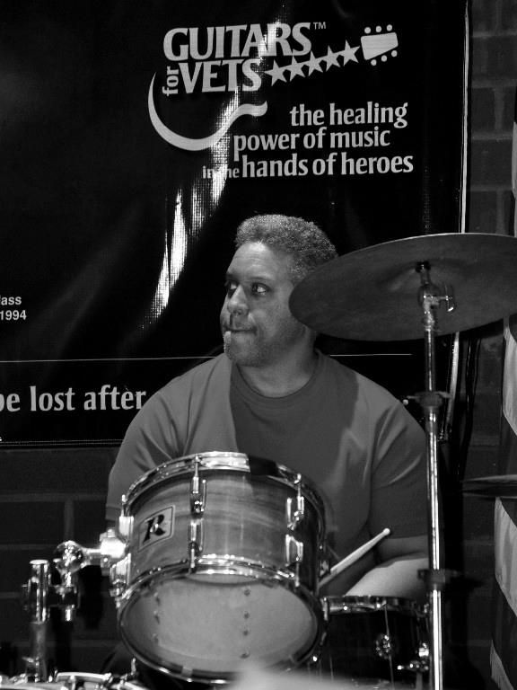 Nick Taylor performing with Stone Portico at Hunte