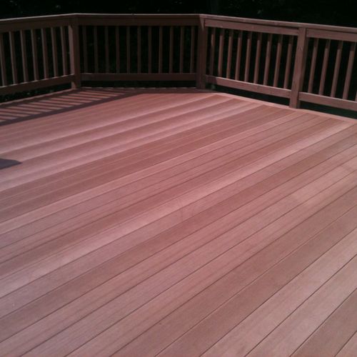 A laminate deck that cleaned up really nice