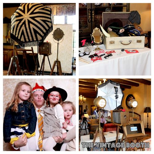 Our Vintage Booth is an open-style booth that feat