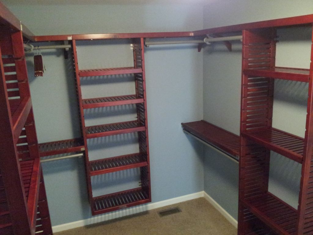 Custom closet organizers.