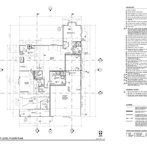 Floor plan of second story addition in South San F