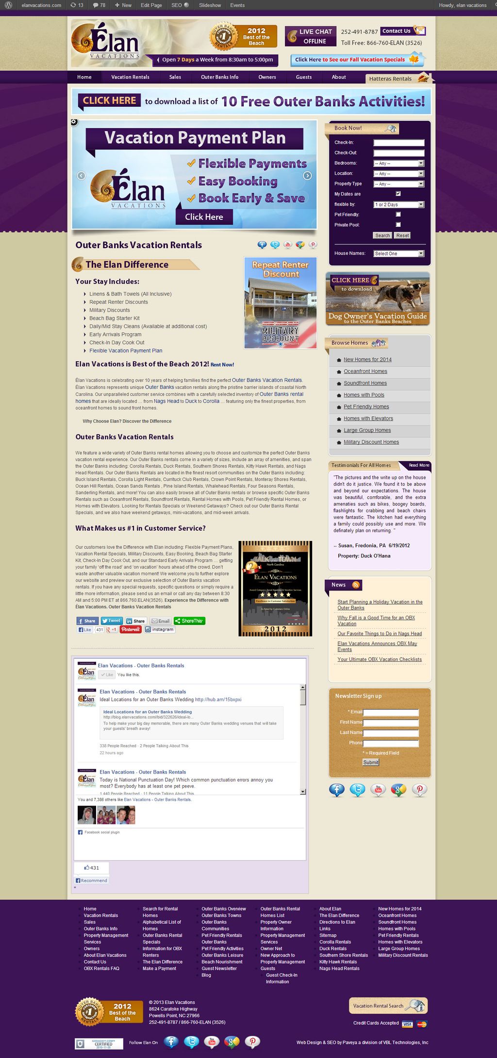 Vacation Rental Web Development.