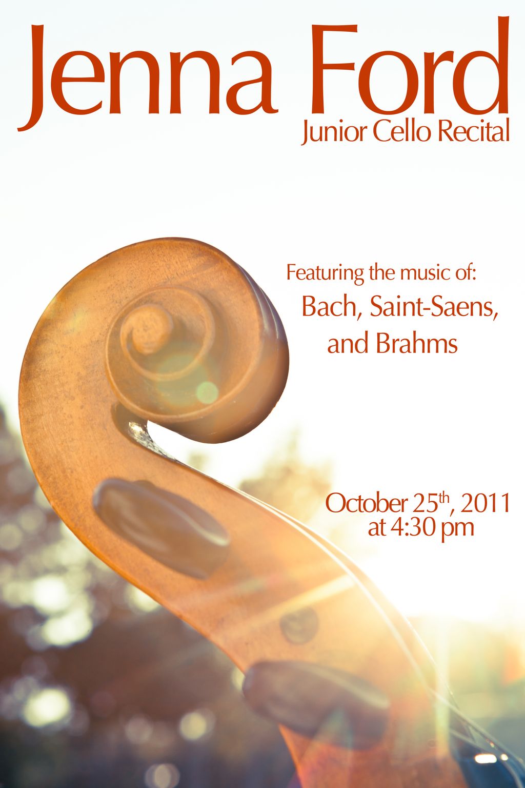 Recital Poster