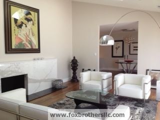 Interior Painting- 
Materials used- Ben Moore Rega