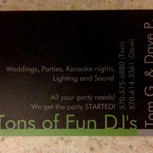 Our business card.