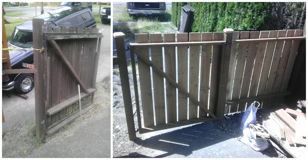 Saggy fence repair