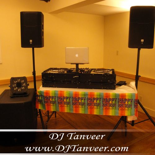 DJ package for about 150-200 guests