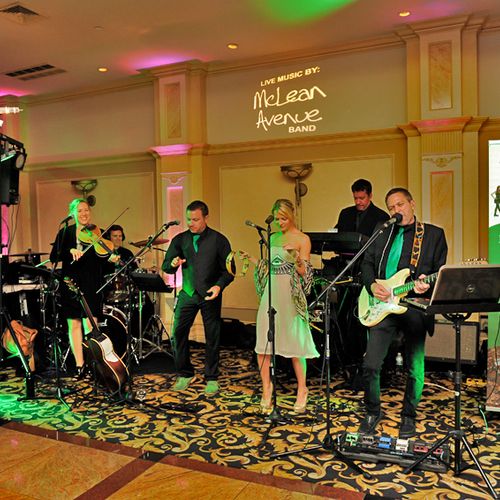 McLean Avenue Band performing at a recent wedding 