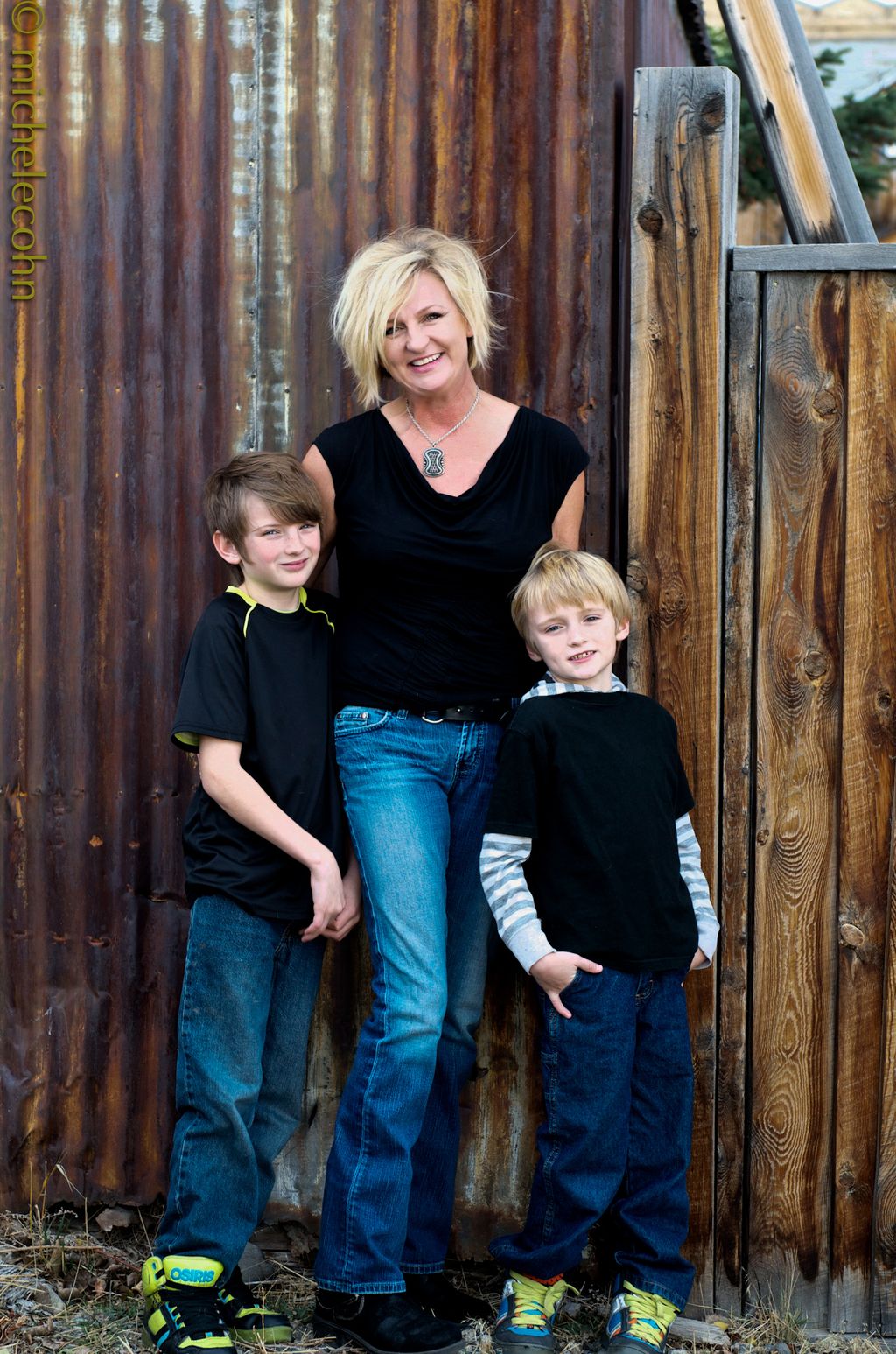 Holly and her sweet boys