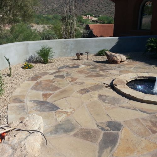 Water features - Hardscape and Desert Landscaping
