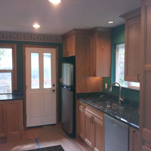 This kitchen was moderately priced and done for a 