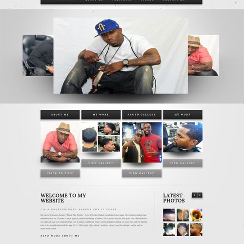 Local Barber Personal website I designed and devel