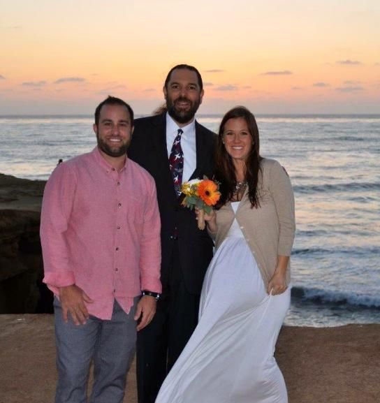 Sean and Melissa were a lot of fun at Sunset Cliff