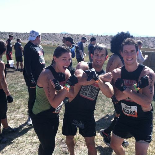 Extrainers competing in Tough Mudder!