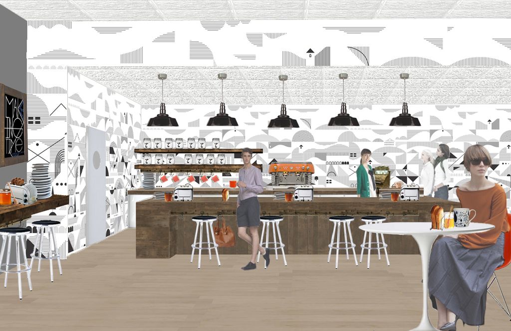 Proposed Cafe Rendering