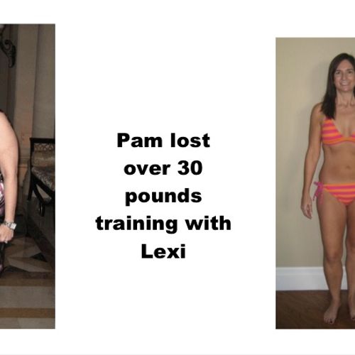 Pam had a fantastic transformation while working w