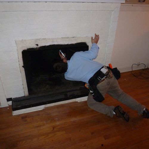 Fireplaces are important... we try to look at the 