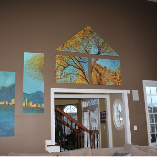 Family room painting