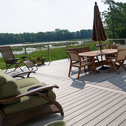Last Project: 1500 sq.ft Deck overlooking Lake Cha