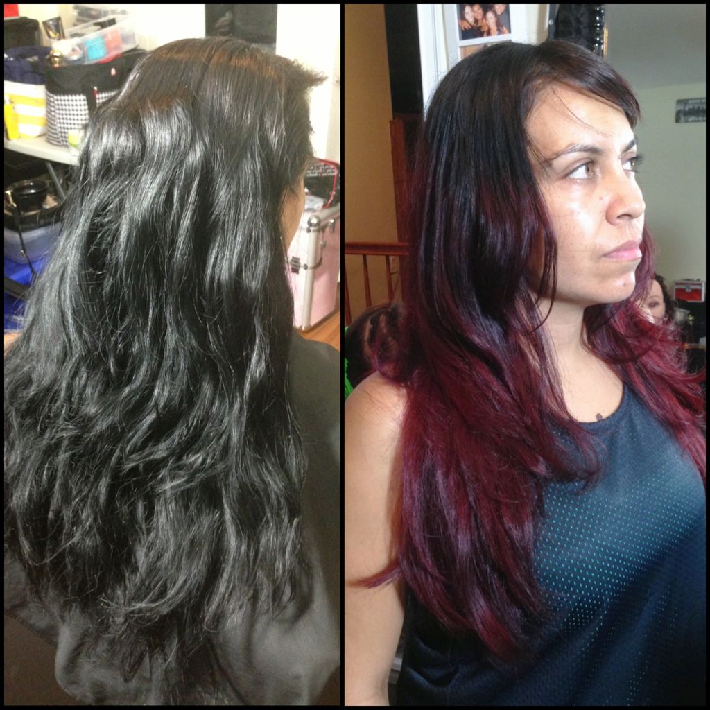 Hairstyles and color corrections