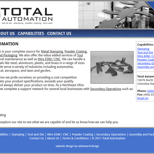 Total Automation - http://www.totalautomationinc.c