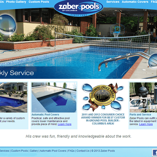 Zaber Pools - http://www.zaberpools.com/. Custom H