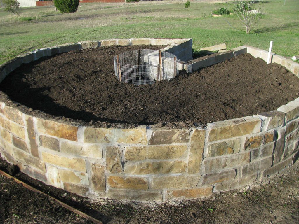 Keyhole garden, a gardening method originated in d