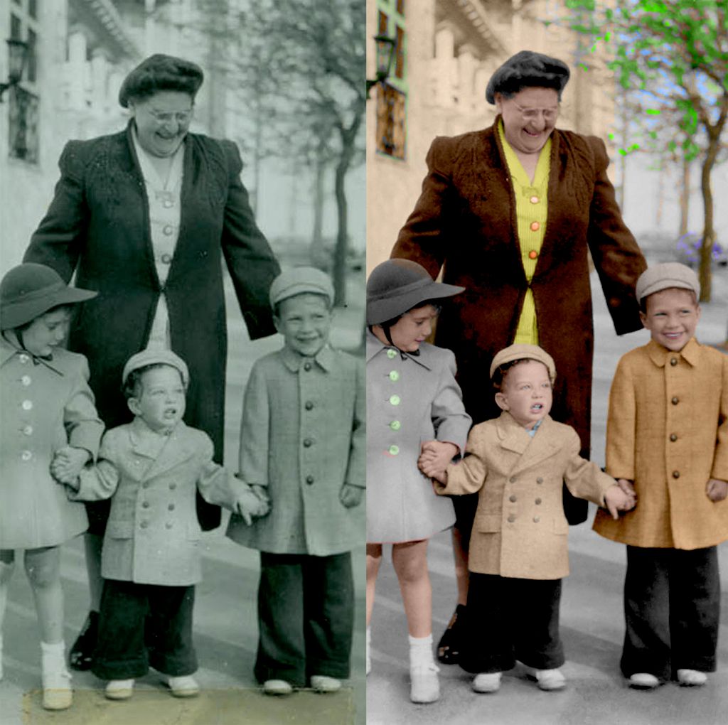 Damage repair & colorization