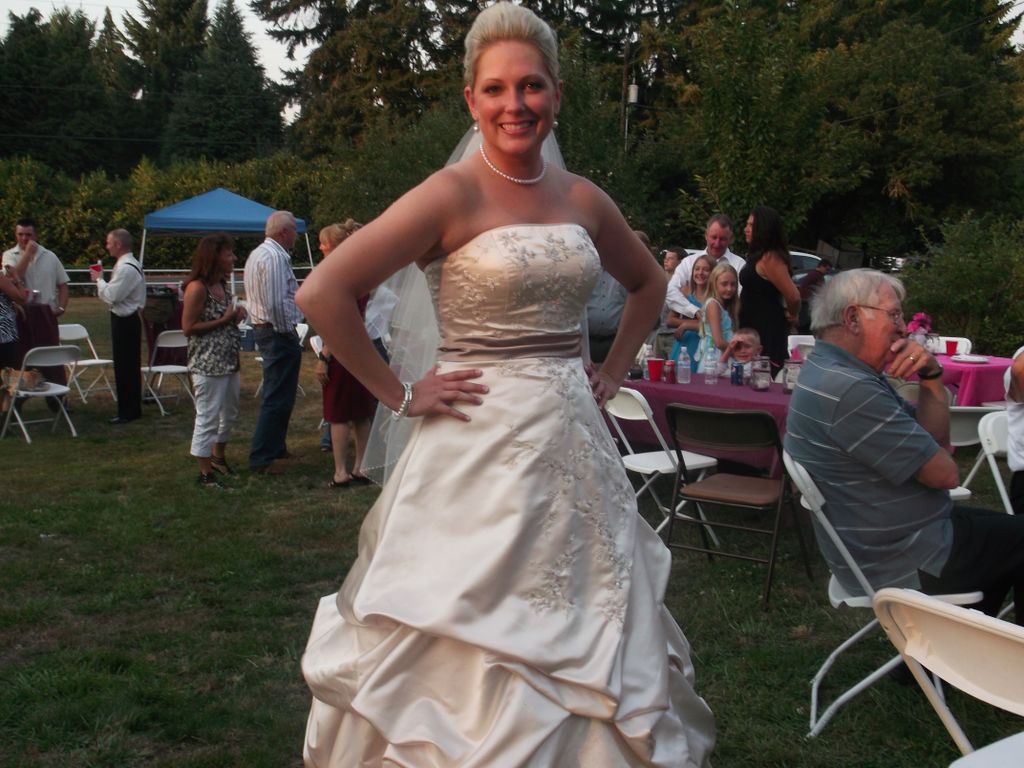 Happy beautiful bride....