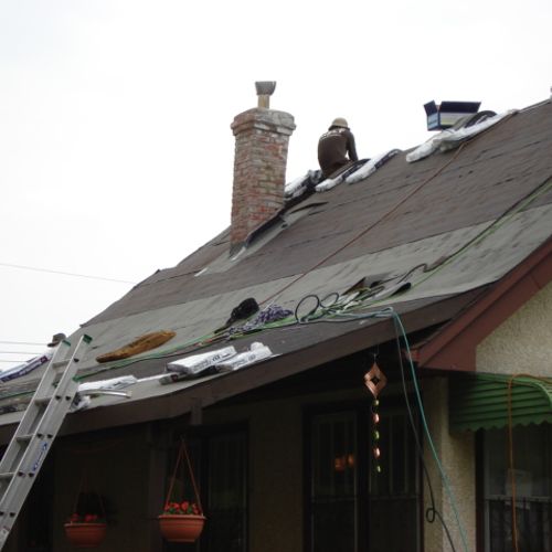 Typical roofing job