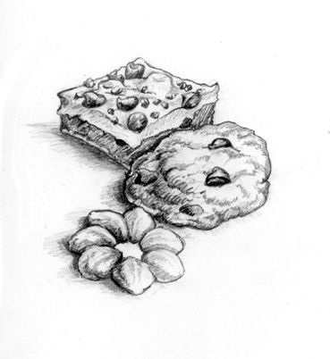 Cookies, Cookbook chapter head, Copyright 1992 Lau