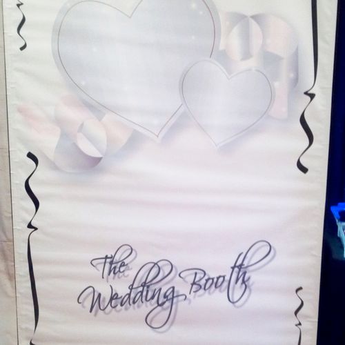 The Themed Wedding Booth Enclosure with Hearts