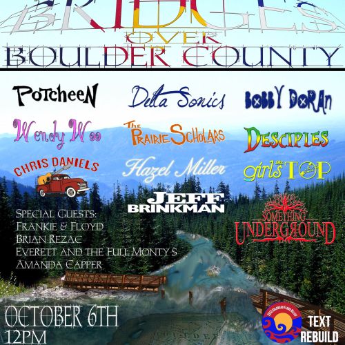 Bridges Over Boulder County fundraiser poster
