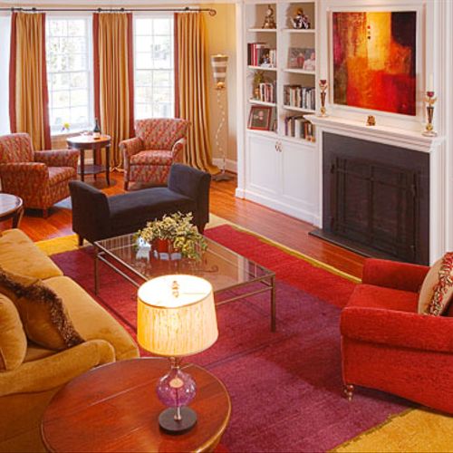 Living Room of Georgetown brownstone