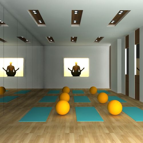 Yoga studio Design & complete construction.