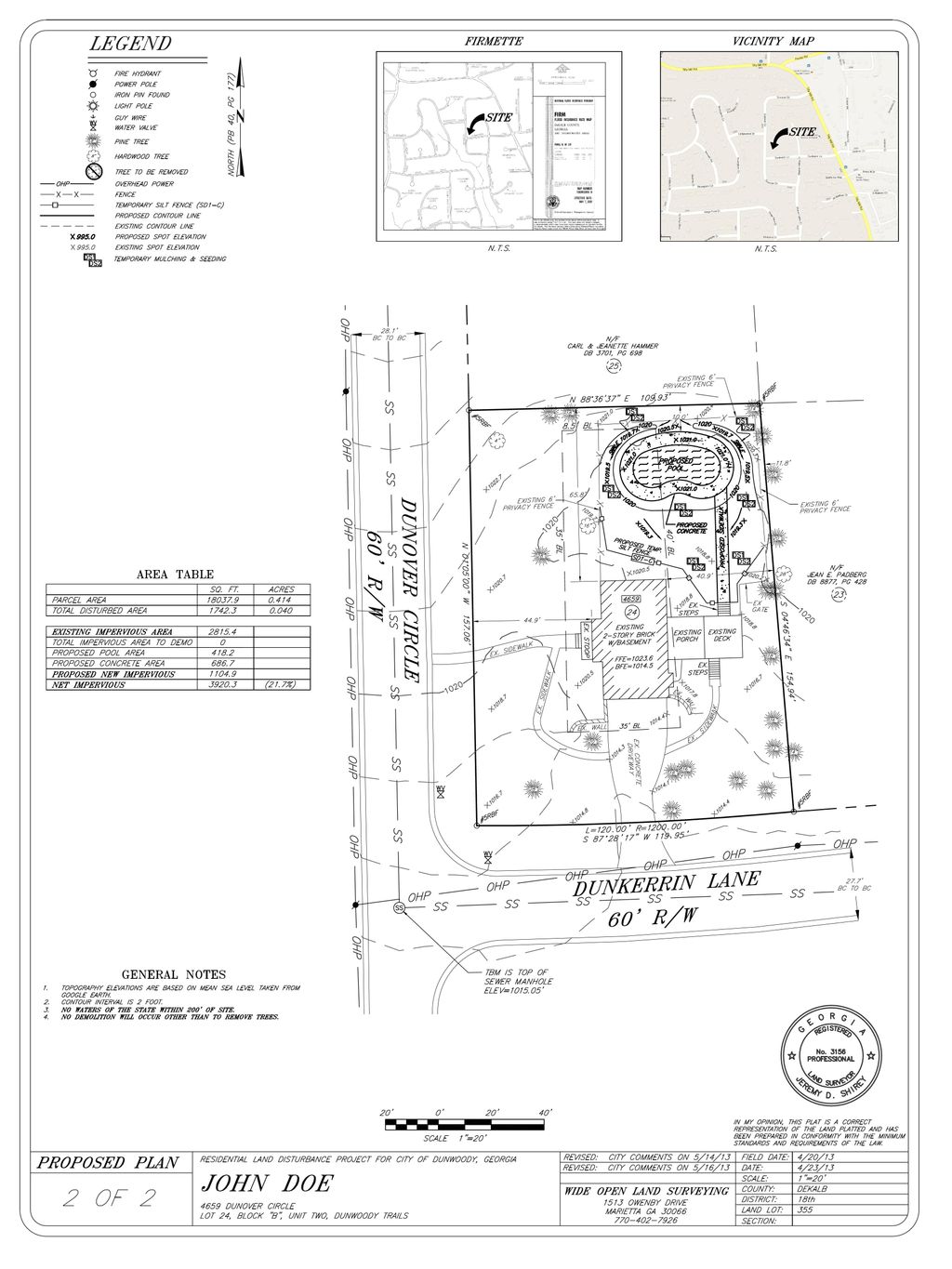 Example of a Site Plan