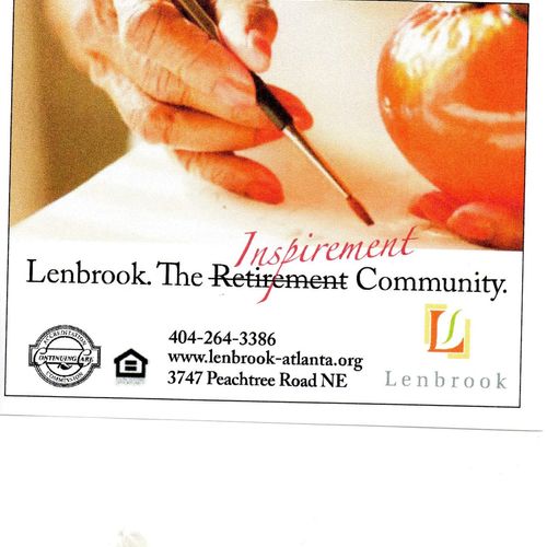 Print ad.
Re-brand a 5-star retirement community (