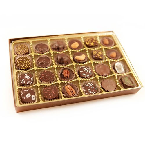 Assorted truffles and clusters box