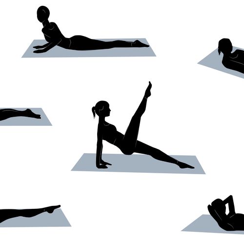 Pilates mat exercises benefit everyone
and increas