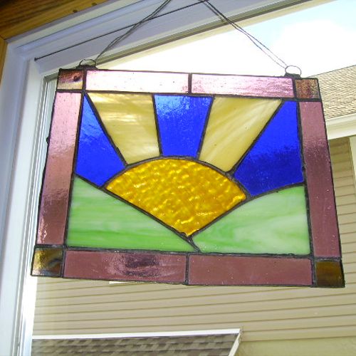 Stained glass window.  Yes, I made this!