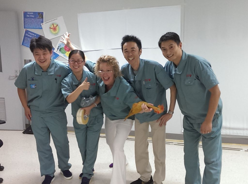 I facilitated a 1 week program in China for Pigeon