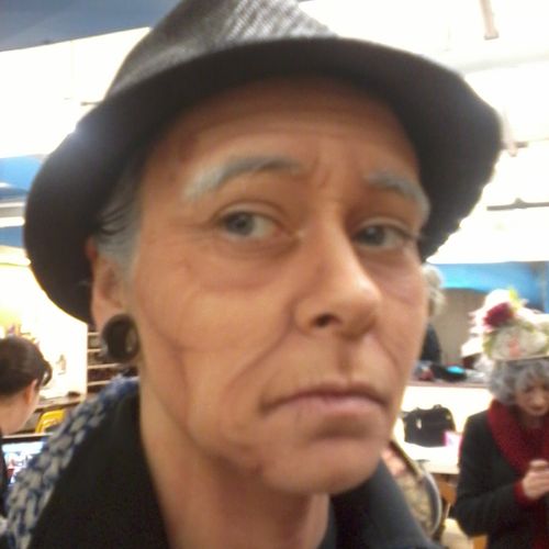 Old age makeup