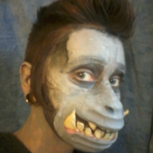 "Planet of the Apes" makeup